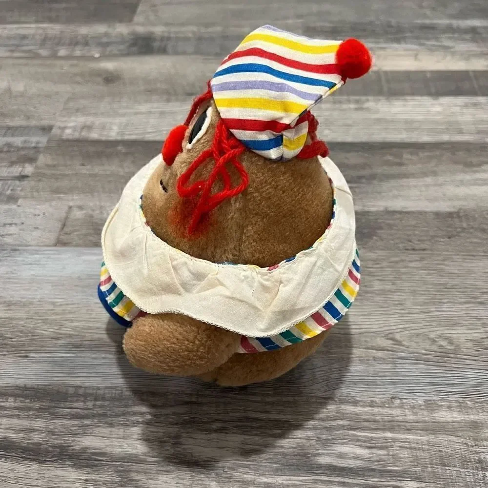 Vintage 1984 The Morsel Family Nestle P Nutty the Clown Plush Toy